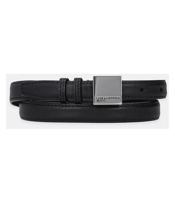 Ζώνη Karl Lagerfeld Jeans χρώμα: μαύρο, A1W33125