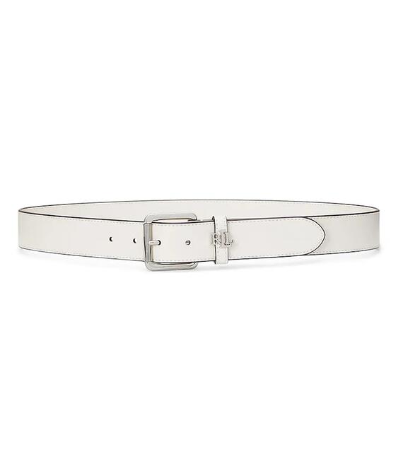 Δερμάτινη ζώνη Lauren Ralph Lauren γυναικεία, χρώμα: μαύρο, 412968765