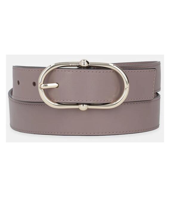 Δερμάτινη ζώνη Furla χρώμα: γκρι, WC00077 AX0733 MA200