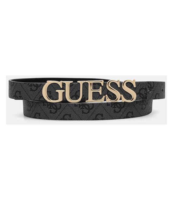 Ζώνη Guess ZAMIRA χρώμα: μαύρο, BW9204 P5120