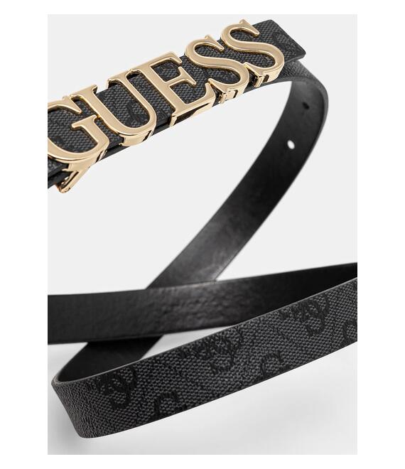 Ζώνη Guess ZAMIRA χρώμα: μαύρο, BW9204 P5120