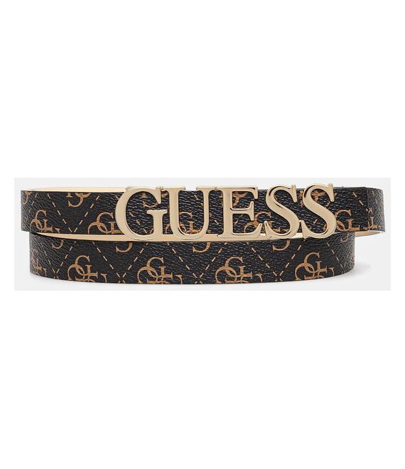 Ζώνη Guess ZAMIRA χρώμα: μαύρο, BW9204 P5120