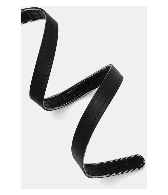 Ζώνη Sisley χρώμα: μαύρο, 6TILWL02S