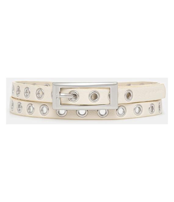 Ζώνη Sisley χρώμα: μπεζ, 6GYWWL02W