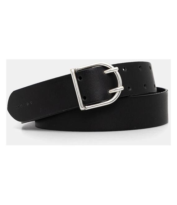 Ζώνη Sisley χρώμα: μαύρο, 6G8ZWL02Q