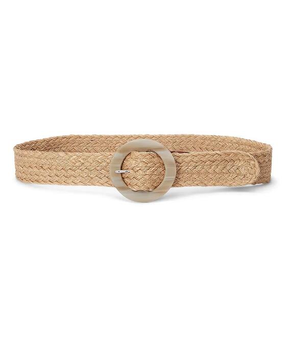 Ζώνη Lauren Ralph Lauren χρώμα: μπεζ, 412961651