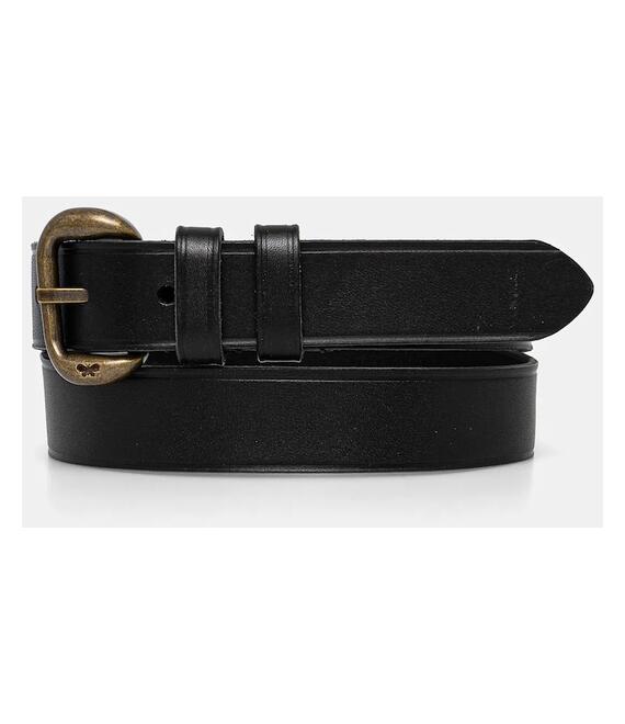 Δερμάτινη ζώνη Weekend Max Mara χρώμα: μαύρο, 2515501044600