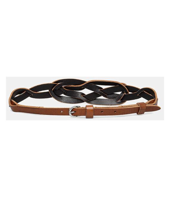 Δερμάτινη ζώνη Weekend Max Mara χρώμα: καφέ, 2515501055600