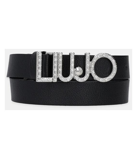 Ζώνη Liu Jo χρώμα: μαύρο, AA5230 E0054