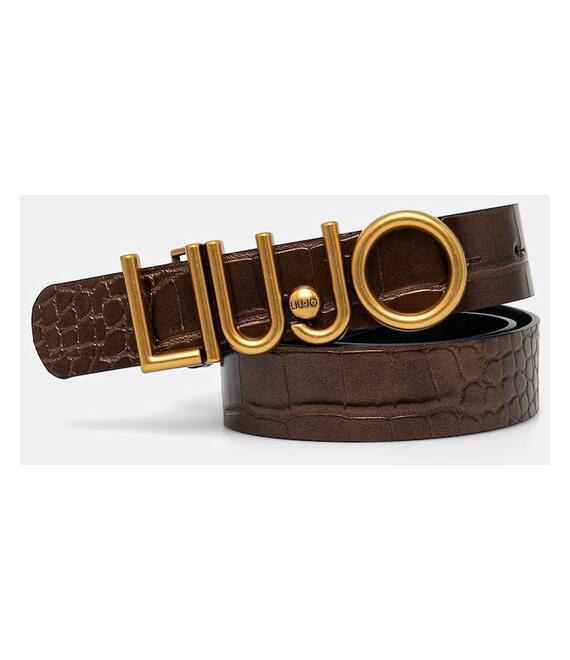 Ζώνη Liu Jo χρώμα: καφέ, AA5233 E0983