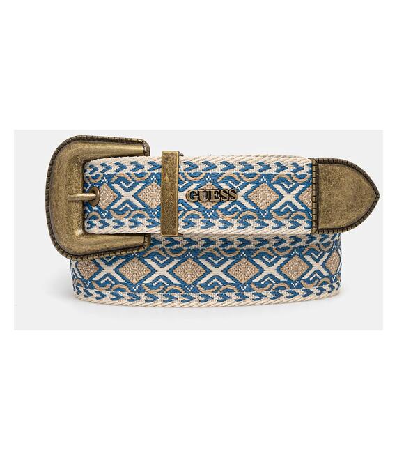 Ζώνη Guess JACQUI χρώμα: μπλε, W5GZ17 WH8Z0