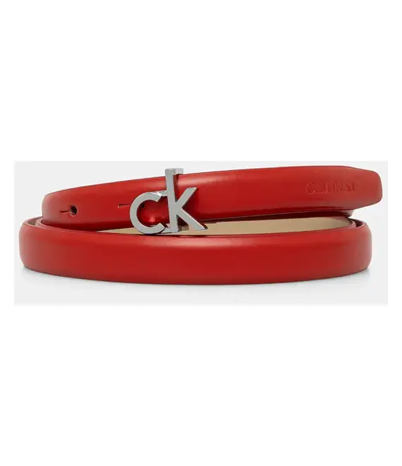 Ζώνη Calvin Klein χρώμα: κόκκινο, K60K612932