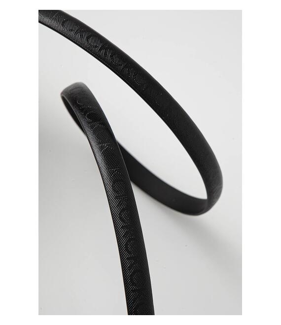 Δερμάτινη ζώνη Calvin Klein χρώμα: μαύρο, K60K612933