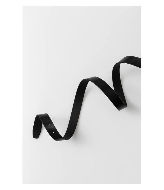 Δερμάτινη ζώνη Calvin Klein χρώμα: μαύρο, K60K613147