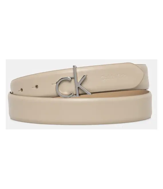 Ζώνη Calvin Klein χρώμα: μπεζ, K60K613156