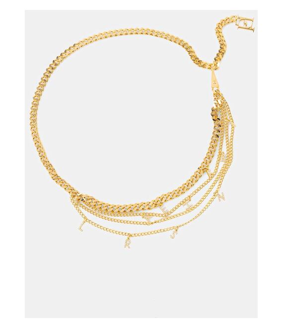 Ζώνη Elisabetta Franchi χρώμα: χρυσαφί, CT16A52E2