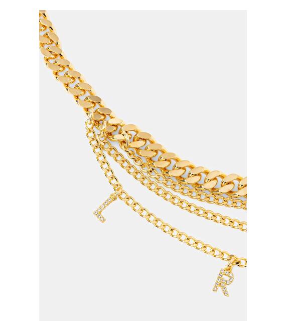 Ζώνη Elisabetta Franchi χρώμα: χρυσαφί, CT16A52E2