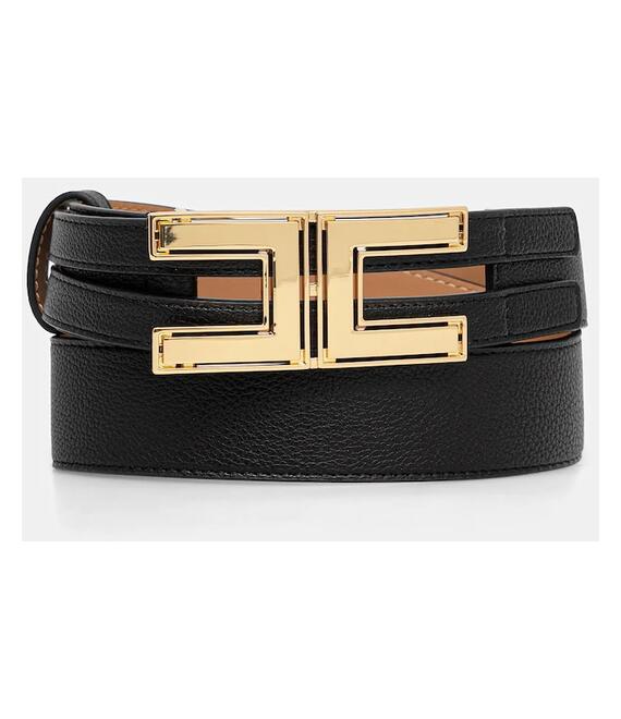 Ζώνη Elisabetta Franchi χρώμα: μαύρο, CT33S52E2