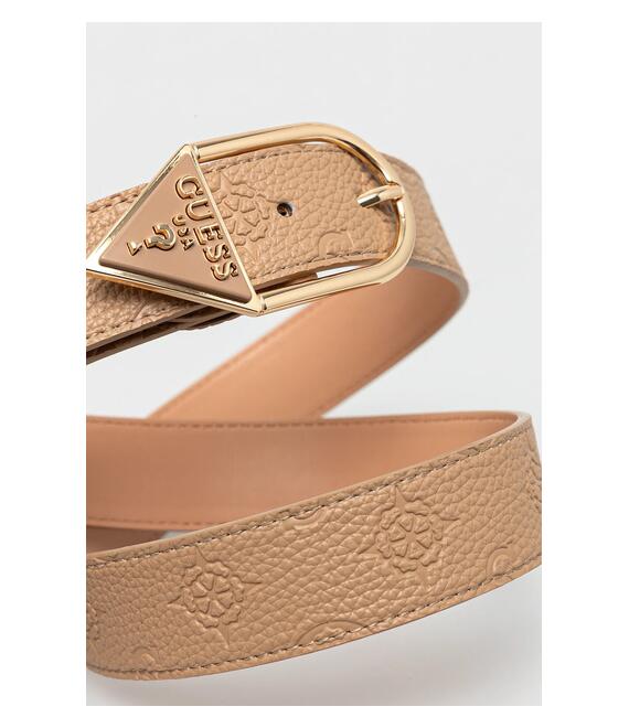 Ζώνη Guess CRESIDIA χρώμα: μπεζ, BW9223 P5235