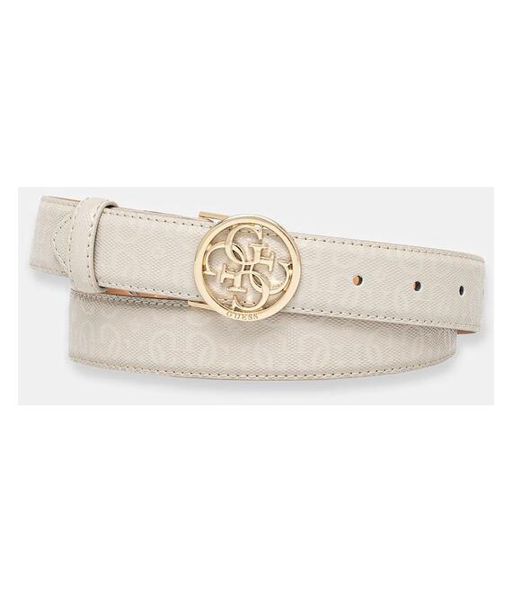 Ζώνη Guess BETULA χρώμα: μπεζ, BW9225 P5230