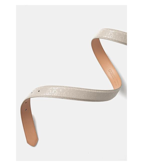 Ζώνη Guess BETULA χρώμα: μπεζ, BW9225 P5230