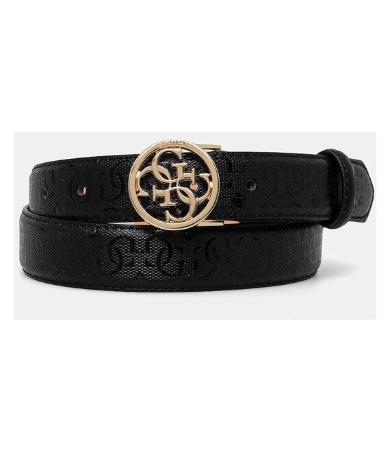Ζώνη Guess BETULA χρώμα: μαύρο, BW9225 P5230