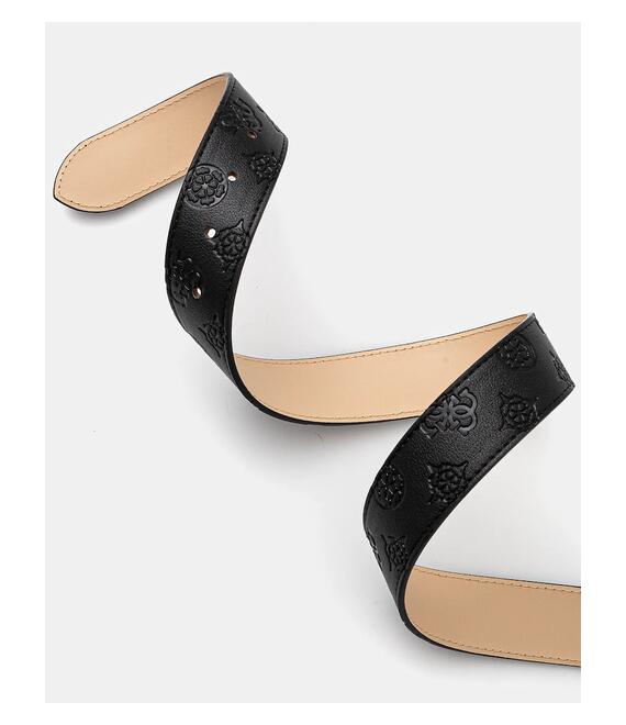 Ζώνη Guess ZARELA χρώμα: μαύρο, BW9227 P5235