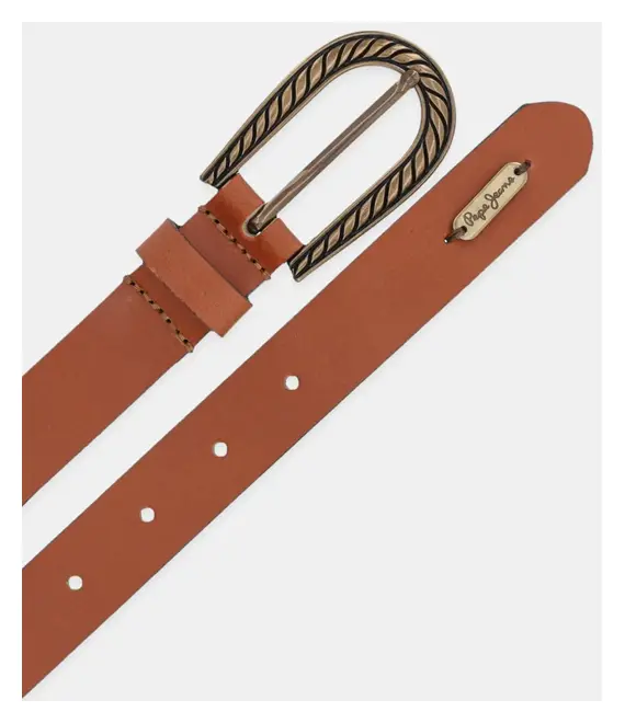 Ζώνη Pepe Jeans CAMILA BELT χρώμα: καφέ, PL020863