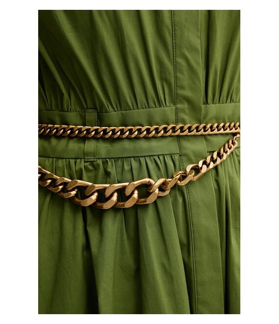 Ζώνη MICHAEL Michael Kors χρώμα: χρυσαφί, 559166