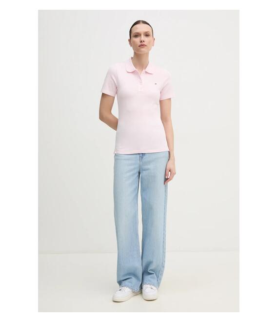 Πόλο Tommy Hilfiger χρώμα: μπλε, WW0WW43225