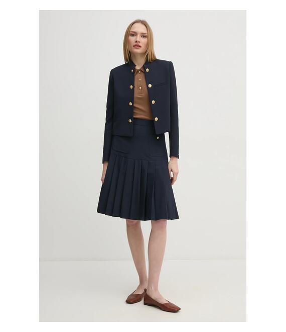 Πόλο Tommy Hilfiger χρώμα: καφέ, WW0WW44446