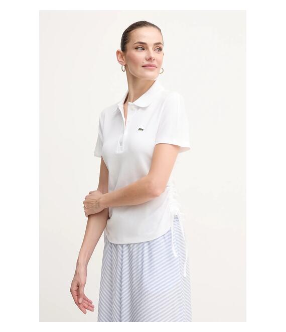 Πόλο Lacoste χρώμα: άσπρο, PF9589
