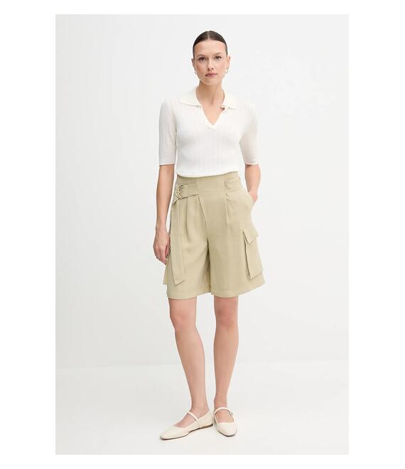 Πόλο United Colors of Benetton χρώμα: μπεζ, 123VD3018