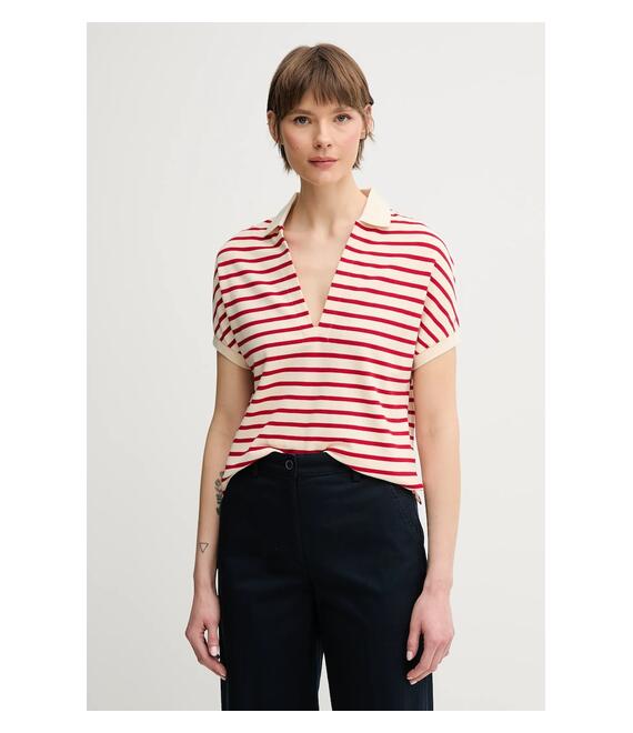 Πόλο Tommy Hilfiger χρώμα: κόκκινο, WW0WW44512
