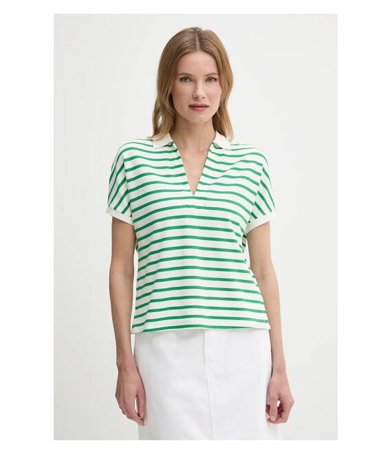 Πόλο Tommy Hilfiger χρώμα: πράσινο, WW0WW44512