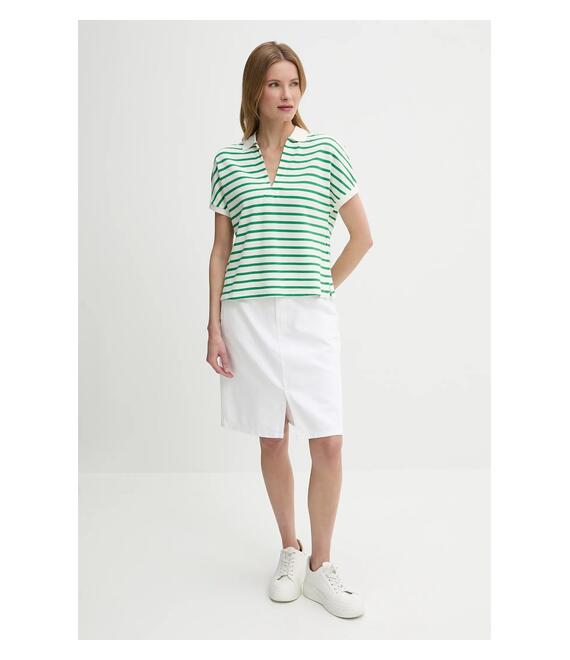 Πόλο Tommy Hilfiger χρώμα: πράσινο, WW0WW44512
