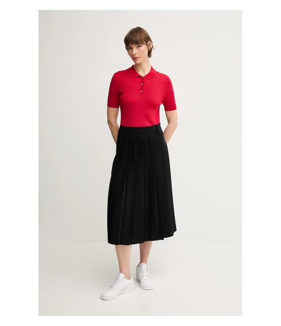 Πόλο Tommy Hilfiger χρώμα: κόκκινο, WW0WW45511