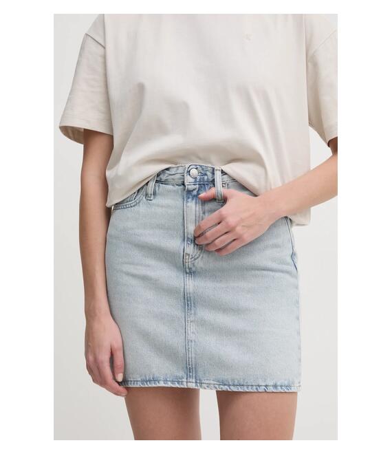 Τζιν φούστα Calvin Klein Jeans χρώμα: μπλε, J20J224534