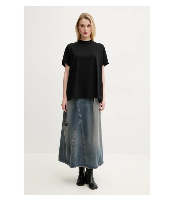 Τζιν φούστα MM6 Maison Margiela χρώμα: μπλε, S52ME0022