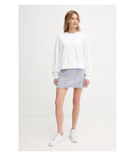 Βαμβακερή φούστα Pepe Jeans OLAYA SKIRT χρώμα: μπλε, PL901212