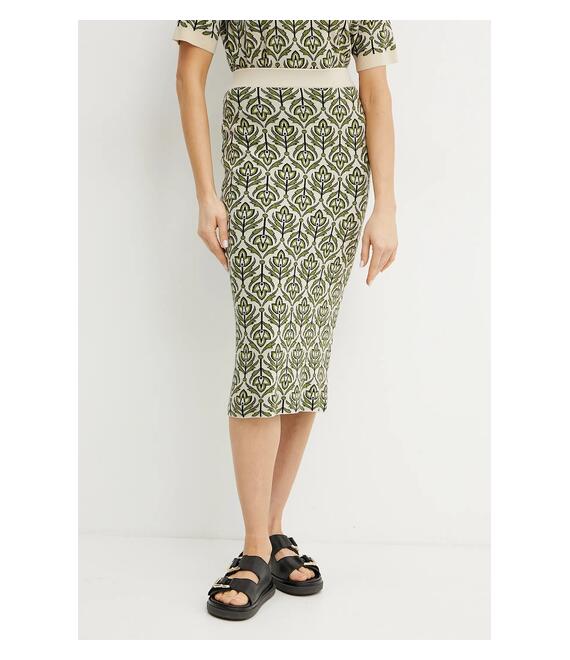 Φούστα Weekend Max Mara χρώμα: πράσινο, 2515301011600