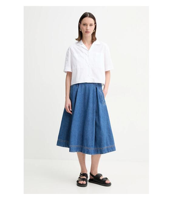 Τζιν φούστα Weekend Max Mara χρώμα: μπλε, 2515101016600
