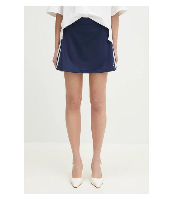 Φούστα adidas Originals 3S Mini Skirt χρώμα: ναυτικό μπλε, JD0283
