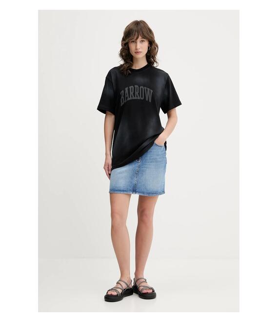 Τζιν φούστα Tommy Jeans χρώμα: μπλε, DW0DW20136