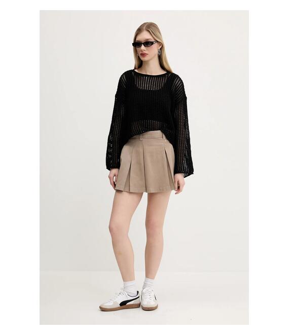 Φούστα Dickies χρώμα: μπεζ, DK0A4Z870DS1