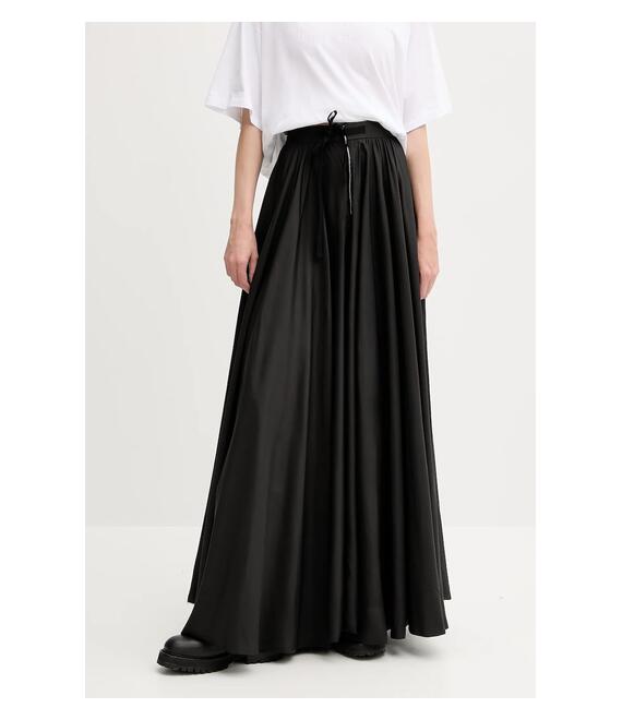 Φούστα MM6 Maison Margiela χρώμα: μαύρο, S62MI0029