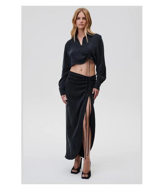 Φούστα Undress Code Rhea Skirt χρώμα: μαύρο, 765