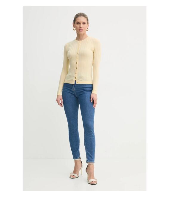 Τζιν παντελόνι Elisabetta Franchi χρώμα: μπλε, PJ86I51E2