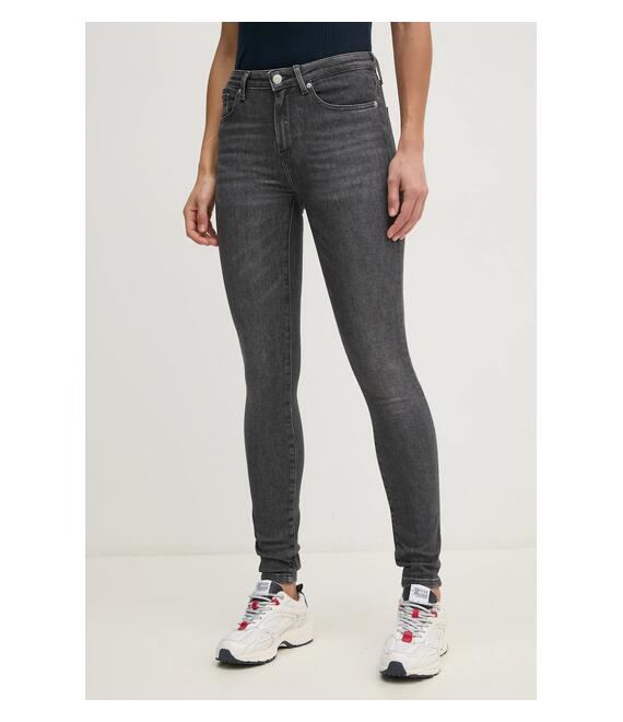 Τζιν παντελόνι Tommy Hilfiger χρώμα: γκρι, WW0WW43725