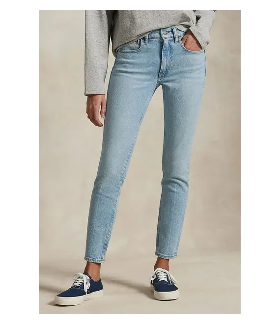 Τζιν παντελόνι Polo Ralph Lauren χρώμα: μπλε, 211969388